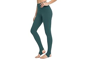 Aurgelmir Women's High Waisted Stirrup Yoga Leggings
