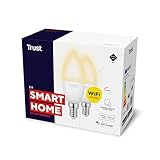 Trust WiFi E14 Smart Bulb, Dimmable Candle Bulb,Works with Alexa and Google Home, No Hub, Small Screw Warm to Cool Smart Light Bulb,White Ambience [Amazon Excl] - 2 Pack - Image 1
