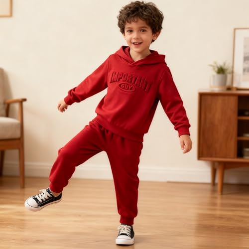 Image of Boy Clothes Plant Camouflage Pants LA Letter Print Top Sweatsuit Fall Boys Outfits Set