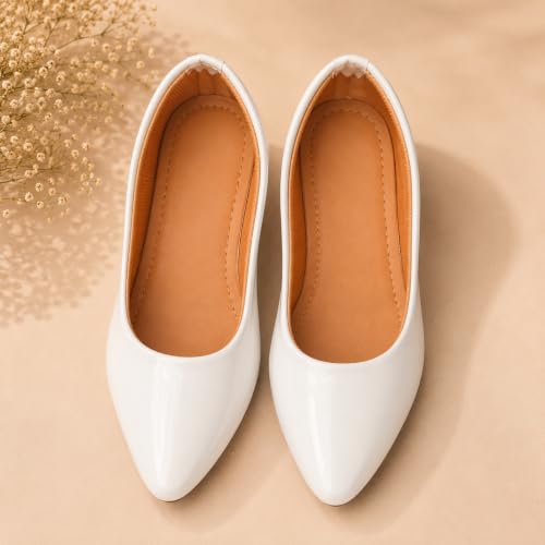 Image of Women's Block Heel Pumps | Comfortable Slip-On Office & Casual Heels | Stylish Women's Pumps