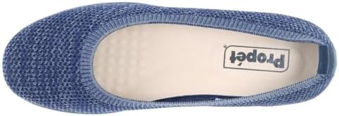 Propét Womens Yen Knit Ballet Flats Casual Casual - Blue - Size 9 M | Image 3