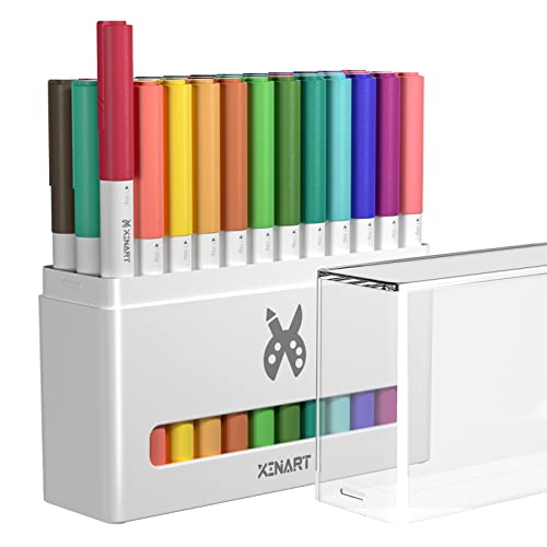 XINART Sublimationsstifte für Cricut Maker 3/Maker/Explore 3/Air 2/Air, Stifte für Cricut Mug Press/Infusible Tintenprojekte, Zeichnen auf Sublimationspapier, 36 Farben (0,4 und 1,0 Spitze)