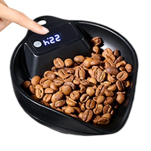 デジタルコーヒースケール | 0.1g 高精度 キッチンフードスケール 充電式 - 1kg 高精度計量 調理アクセサリー | 紅茶 コーヒー 食品 調味料 ドレッシング 小麦粉 計量