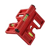 Yplkm Eckenwasserwaage - Magnetisches Klappbares Verstellbares Zubehör | Magnetische Pfosten Wasserwaage | Für Zuhause Haushalt Außen Türinstallation Fensterinstallation Möbelmontage Bodenreparatur