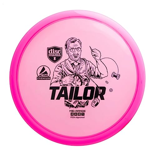 Discmania Active Premium Tailor Disc Golf Mid-Range Disc – Beginner Mid-Range Disc Frisbee Golf 165-176g