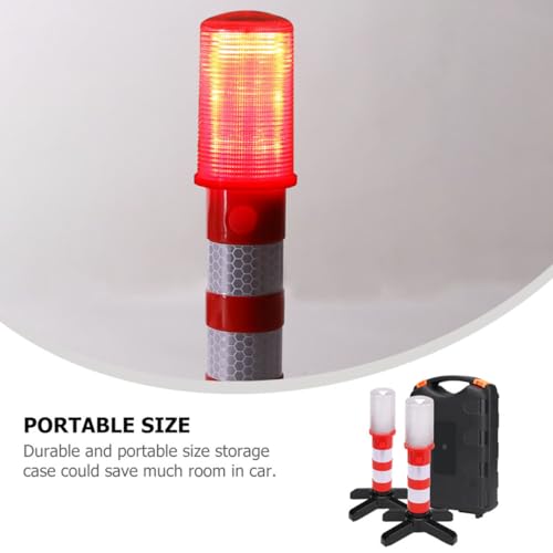 Lampe de signalisation de sécurité stroboscopique rouge et blanche