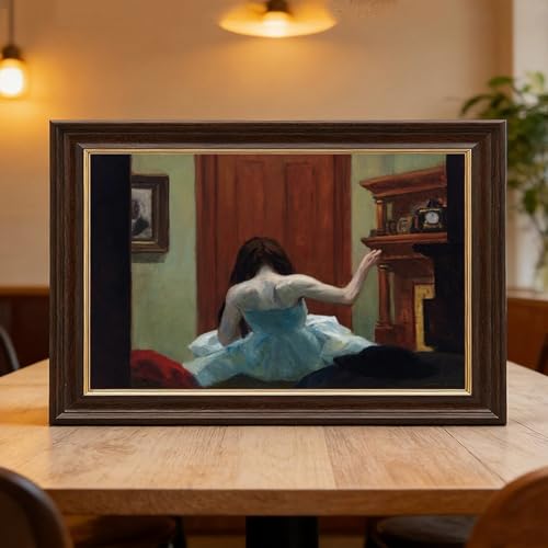 Toile New York Interior Edward Hopper solution déco murale bureau compact