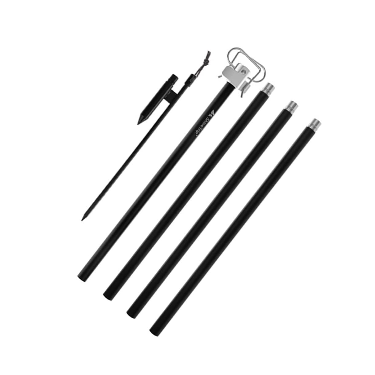 ibasenice 2stücke Outdoor Camping Lampenhalter Aluminiumlegierung Mit Haken Für Zelt Praktischer Lampenständer Für Camping Angeln Und Wandern Robust Und Langlebig