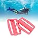 Zxpjkyu 2 Pieces Scuba Diving Weight Belt Slide Keeper Stopper Harness Belt Retainer for Dive Gear, Pink