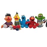 Pack contiene 5 peluches: Epi, Blas Elmo, Triki y Óscar