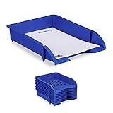 Langlebig: Das Ablagesystem ist aus robustem Kunststoff gefertigt - Bürozubehör in schlichtem Design