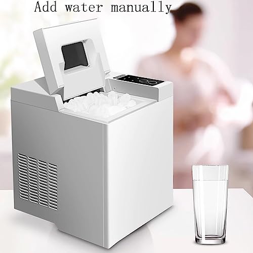 Máquina para hacer hielo eléctrica portátil 33 lbs/día miniatura 5