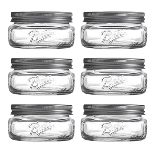Tarros de cristal herméticos multiusos transparentes lavables de 237 ml 2