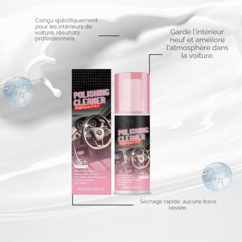 Interior Detailer Spray, 2025 New Car Interior Cleaner, Polishing Cleaner car Interior, Car Interior Detailer and Cleaners, Interior Detailer Spray, Vehicle Interior Polish, 100ml (2) – vue 3