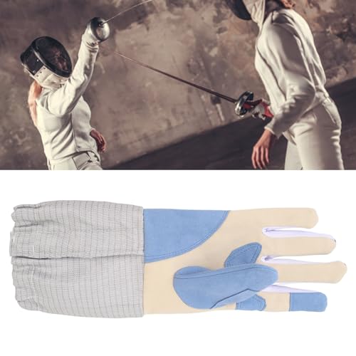 Sorandy Padded Fencing Glove, Glove for Sabre Fencing, Professional Washable Fencing Glove with Right Handed Anti Slip Knitted Fabric Breathable Sabre (L), Large, Sorandygovn60f1ar-14