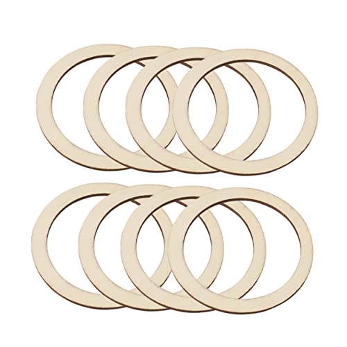 COHEALI 50 Pezzi Cerchi in Legno 3 Pollici Fette Di Legno Naturali Per Decorazioni Fai Da Te Artigianali Per Feste Casa E Cerimonie