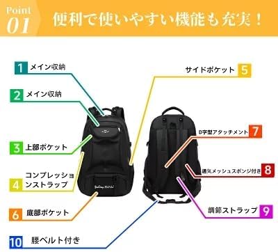 Amazon.co.jp: バックパック 大容量 92L 65L リュック メンズ 撥水