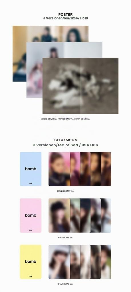 ILLIT bomb 3rd Mini Album (3 versions SET)