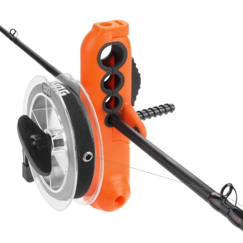 Image of KastKing Kalibrate Fishing Line Spooler, Line Counter & 5 inch Braid Scissors | No Line Twist, Easy to Use, Fits Spinning & Baitcasting Reels, Durable Polymer, Fishing Gears and Gifts for Men