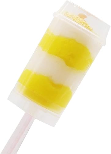 Dapei Eiscreme Stil Farbig Schleim Kinder SpaAY Crazy Floam Schlamm Duft Entlastung Charme Langsam Steigende Simulation Lehm Spielzeug GlA nzendes Geschenk 120ml Farben ErhA ltlich  Gelb 