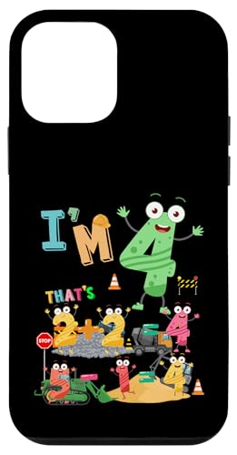 Carcasa para iPhone 12 mini Números de cumpleaños para niños de 4 años de edad