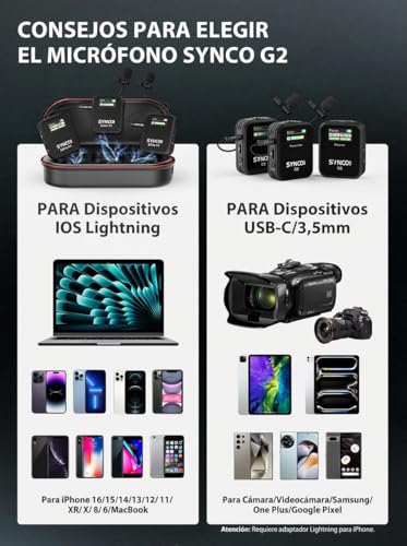 Micrófono inalámbrico para iPhone y Android ideal para vlogs de viaje 2