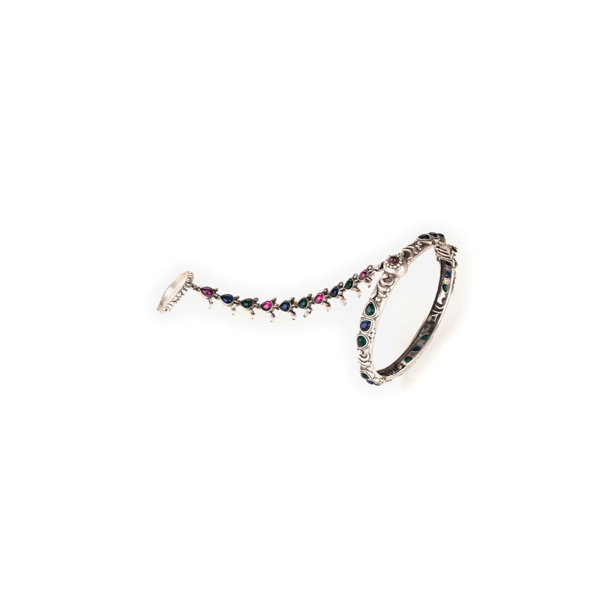Shaya by CaratLane Feeling Dhuniya Oxidised Bracelet in 925 Silver (B0BGP4KQ7X) Amazon Price History, Amazon Price Tracker
