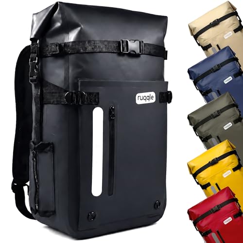 Ruqqle Zaino Impermeabile Multiuso, Waterproof Dry Bag 20/30/45L, con 3