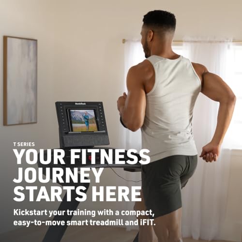 Image of NordicTrack T Series 7 Treadmill with 1-Month iFIT Train Membership | Included iFIT Train Membership Utilizes SmartAdjust Technology to Automatically Modify Your Speed and Incline Levels