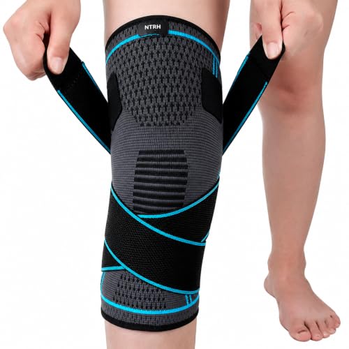 NTRH Knee Brace for Arthritis, ACL and Meniscus Tear – Adjustable Unisex – Size M