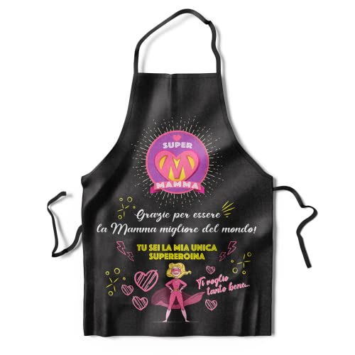 KAÏDENSÏ Idea Regalo Festa della Mamma 2026 - Grembiule Cucina