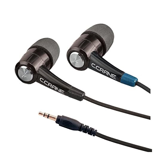 C. Crane CC Buds-Pro Full Stereo in-Ear Earbud Headphones – for Audio Books and Voice Clarity