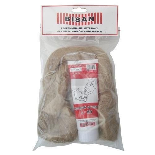 Kit d'étanchéité plombier, 100 g de chanvre sanitaire, 100 g, tube de pâte d'étanchéité, joint de tuyauterie