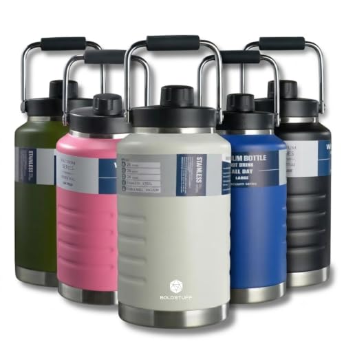 Image of Thermosteel Water Jug Insulated Tumbler with Magnet Lid 2100ml, Water from Bottle for Travel, Home, Office, School, Gym, Hotel and Dhaba 12+ Hours Hot and 18+ Hours Cold, (White)