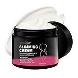 Dermaxgen Slimming Cream for Tummy, Belly & Waist Firming - 100% Natural Anti Cellulite Cream with Organic Ingredients - Natural Formula for Body Firming & Shaping - 2 FL Oz