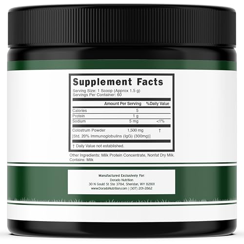 Dorado Nutrition Colostrum Powder
