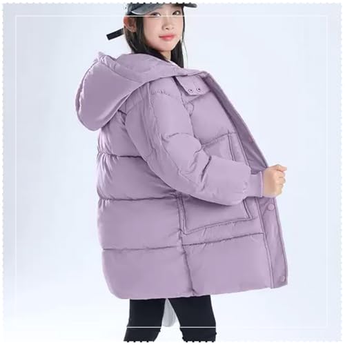Boys Girls Puffer Coats Zip up Hooded Lightweight Winter Outwear Kids Windproof Warm Down Jackets Snap Buttons Tops4