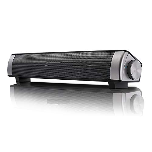 Wireless 3D Bluetooth Speaker,BVI BOOMERVIVI Bluetooth V4.2, HiFi Wireless Sound Bar with Subwoofer