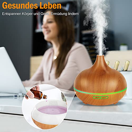Aroma Diffuser 550ml Ätherische Öle Duft Diffusor – Bild 5
