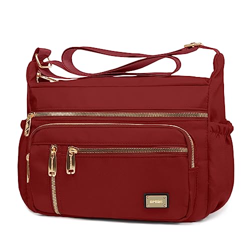 Image of NPBAG Crossbody Bag for Women, Shoulder Purse Handbag Messenger Bag, Trendy Pocketbooks, Waterproof and Multi-Pockets
