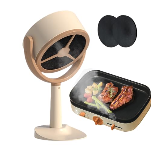 Cappa da tavolo, cappa portatile con ventola di scarico a 2 velocità, 3000 mAh, grande batteria per la pulizia di pentole calde, cappa aspirante regolabile per cucina barbecue casa