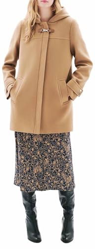 Caroll 232g-guimotin Abrigos, Macchiato, 38 para Mujer