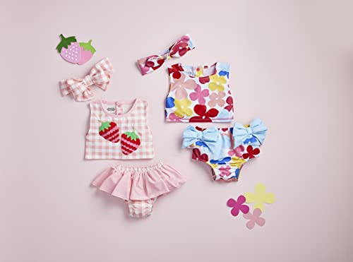 Mud Pie Girls Swimsuit & Headband Set4