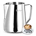 Produktbild Dailyart Milchkännchen Edelstahl 304 mit speziellem Latte Art Ausguss, 900ml/30oz Handheld Milchkanne aus Edelstahl, Barista Zubehör, Milchschaumkännchen perfekt für Barista Cappuccino Espresso