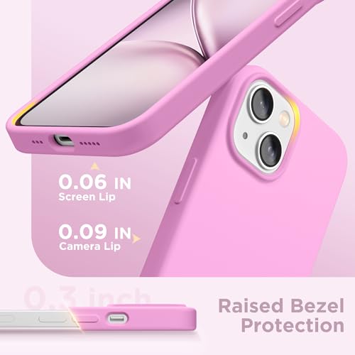 Image of GolbinBox Magnetic for iPhone 15 Case, Silicone Cover, Rose Pink