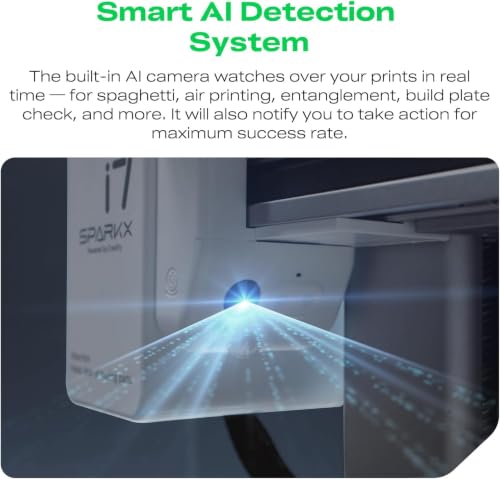 Image of Creality SPARKX i7 3D Printer with CFS Nano Kit, High-Speed CoreXY Printing up to 600mm /s, Multi-Color Printing Support, Auto Leveling, All-Metal Direct Drive Extruder, AI Camera, WiFi Connectivity