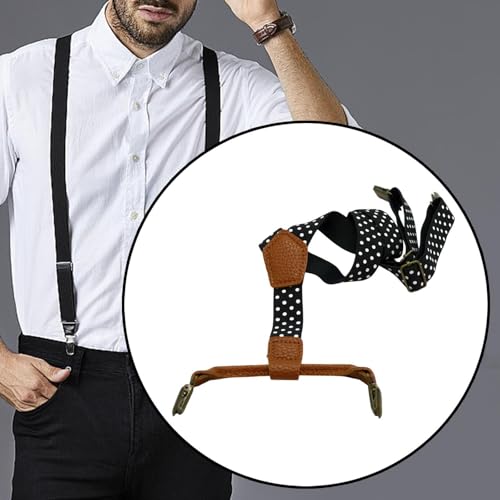 jojomis Kids Suspender Elastic Straps Adjustable Y Back Brace for Jeans Trousers Cosplay- Black4