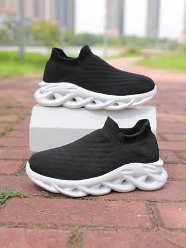 Women's Walking Shoes Fashion Comfortable Streetwear Knit Sneakers4