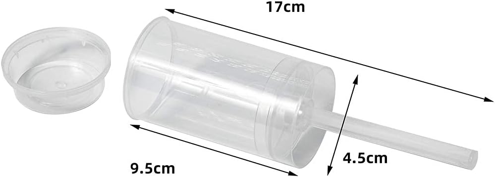 ihomecooker Clear Push-Up Cake Pop Shooter (Push Pops) Plastic Containers with Lids, Base & Sticks, Pack of 80(80 pack)