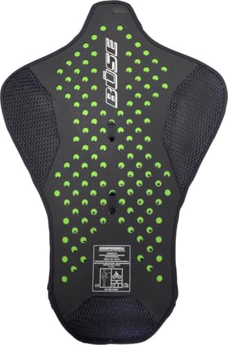 Büse Breeze Rückenprotektor, schwarz/grün, S